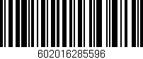 Código de barras (EAN, GTIN, SKU, ISBN): '602016285596'