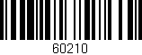 Código de barras (EAN, GTIN, SKU, ISBN): '60210'