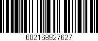 Código de barras (EAN, GTIN, SKU, ISBN): '602168927627'