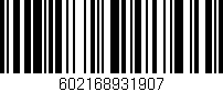 Código de barras (EAN, GTIN, SKU, ISBN): '602168931907'
