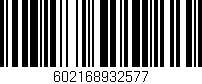 Código de barras (EAN, GTIN, SKU, ISBN): '602168932577'