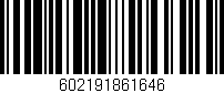 Código de barras (EAN, GTIN, SKU, ISBN): '602191861646'