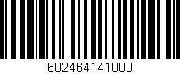 Código de barras (EAN, GTIN, SKU, ISBN): '602464141000'
