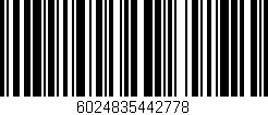Código de barras (EAN, GTIN, SKU, ISBN): '6024835442778'