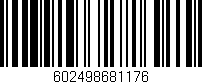 Código de barras (EAN, GTIN, SKU, ISBN): '602498681176'