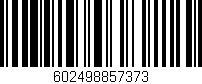 Código de barras (EAN, GTIN, SKU, ISBN): '602498857373'