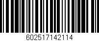 Código de barras (EAN, GTIN, SKU, ISBN): '602517142114'