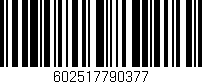 Código de barras (EAN, GTIN, SKU, ISBN): '602517790377'