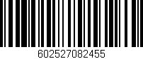 Código de barras (EAN, GTIN, SKU, ISBN): '602527082455'