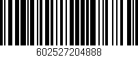 Código de barras (EAN, GTIN, SKU, ISBN): '602527204888'