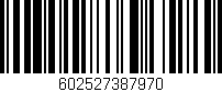 Código de barras (EAN, GTIN, SKU, ISBN): '602527387970'