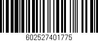 Código de barras (EAN, GTIN, SKU, ISBN): '602527401775'