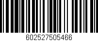 Código de barras (EAN, GTIN, SKU, ISBN): '602527505466'