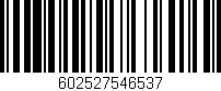 Código de barras (EAN, GTIN, SKU, ISBN): '602527546537'