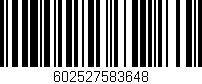 Código de barras (EAN, GTIN, SKU, ISBN): '602527583648'