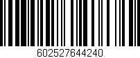 Código de barras (EAN, GTIN, SKU, ISBN): '602527644240'
