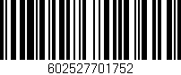 Código de barras (EAN, GTIN, SKU, ISBN): '602527701752'