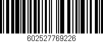 Código de barras (EAN, GTIN, SKU, ISBN): '602527769226'