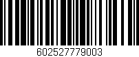 Código de barras (EAN, GTIN, SKU, ISBN): '602527779003'