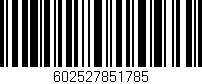 Código de barras (EAN, GTIN, SKU, ISBN): '602527851785'