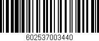 Código de barras (EAN, GTIN, SKU, ISBN): '602537003440'