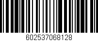 Código de barras (EAN, GTIN, SKU, ISBN): '602537068128'