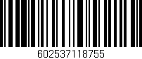 Código de barras (EAN, GTIN, SKU, ISBN): '602537118755'