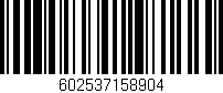 Código de barras (EAN, GTIN, SKU, ISBN): '602537158904'