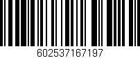 Código de barras (EAN, GTIN, SKU, ISBN): '602537167197'