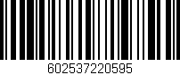Código de barras (EAN, GTIN, SKU, ISBN): '602537220595'