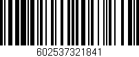 Código de barras (EAN, GTIN, SKU, ISBN): '602537321841'