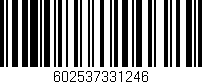 Código de barras (EAN, GTIN, SKU, ISBN): '602537331246'