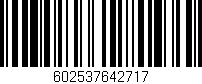 Código de barras (EAN, GTIN, SKU, ISBN): '602537642717'
