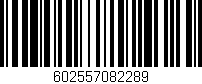 Código de barras (EAN, GTIN, SKU, ISBN): '602557082289'