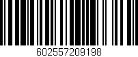 Código de barras (EAN, GTIN, SKU, ISBN): '602557209198'