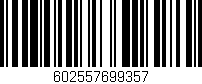 Código de barras (EAN, GTIN, SKU, ISBN): '602557699357'