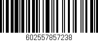Código de barras (EAN, GTIN, SKU, ISBN): '602557857238'