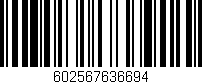 Código de barras (EAN, GTIN, SKU, ISBN): '602567636694'
