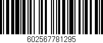 Código de barras (EAN, GTIN, SKU, ISBN): '602567781295'