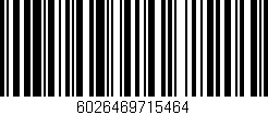 Código de barras (EAN, GTIN, SKU, ISBN): '6026469715464'