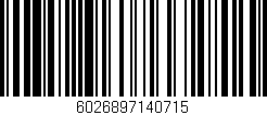 Código de barras (EAN, GTIN, SKU, ISBN): '6026897140715'