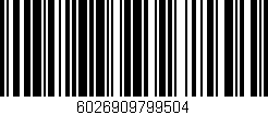 Código de barras (EAN, GTIN, SKU, ISBN): '6026909799504'