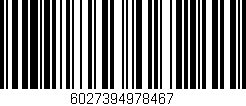Código de barras (EAN, GTIN, SKU, ISBN): '6027394978467'