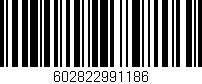Código de barras (EAN, GTIN, SKU, ISBN): '602822991186'