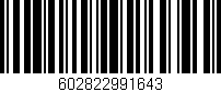Código de barras (EAN, GTIN, SKU, ISBN): '602822991643'