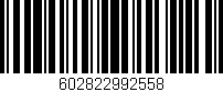 Código de barras (EAN, GTIN, SKU, ISBN): '602822992558'