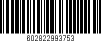 Código de barras (EAN, GTIN, SKU, ISBN): '602822993753'