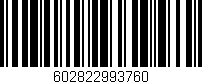 Código de barras (EAN, GTIN, SKU, ISBN): '602822993760'