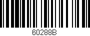 Código de barras (EAN, GTIN, SKU, ISBN): '60288B'