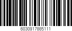 Código de barras (EAN, GTIN, SKU, ISBN): '6030917885111'